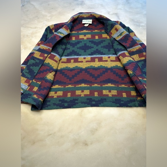 Willow Ridge Aztec Made In USA Knitted Sweater - Picture 5 of 7